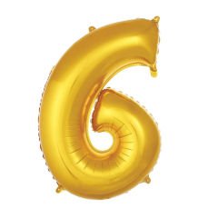 FOLYO RAKAM BALON 34 İNÇ GOLD 6