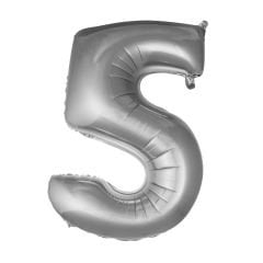 FOLYO RAKAM BALON 34 İNÇ GÜMÜŞ 5