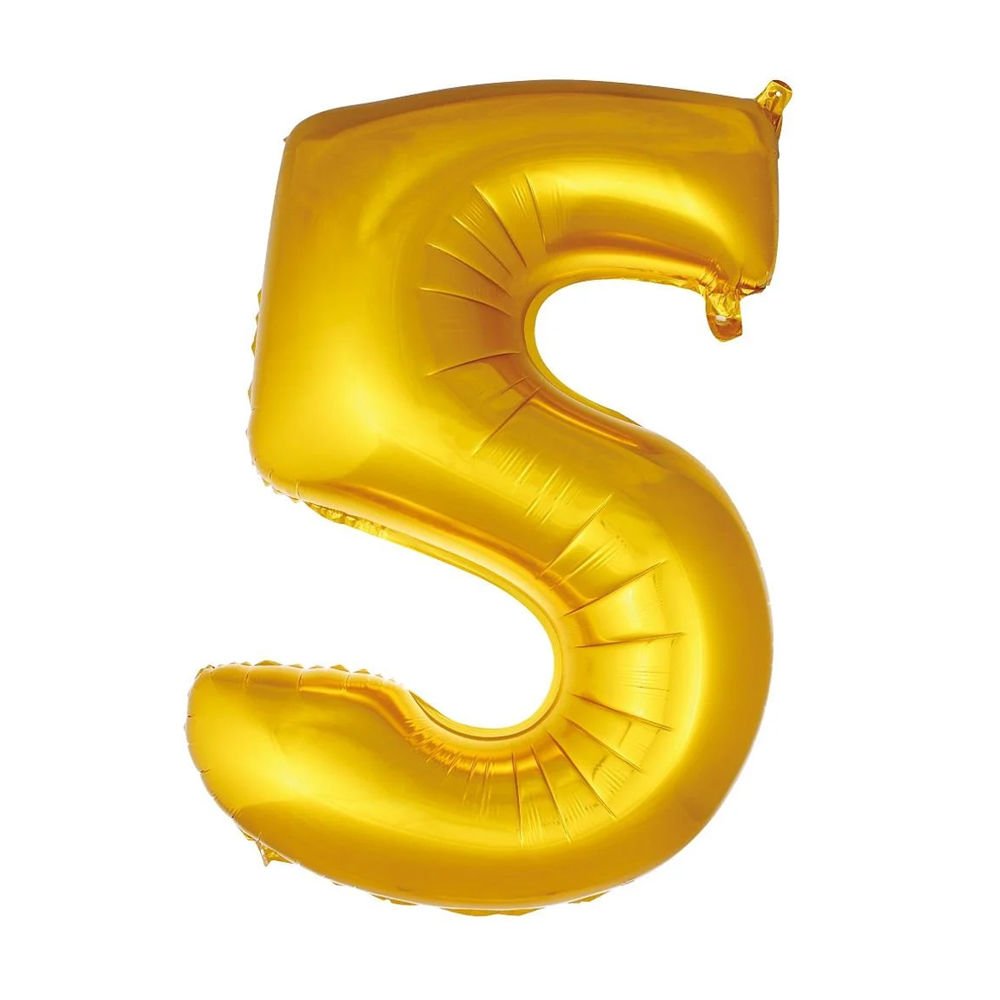 FOLYO RAKAM BALON 34 İNÇ GOLD 5