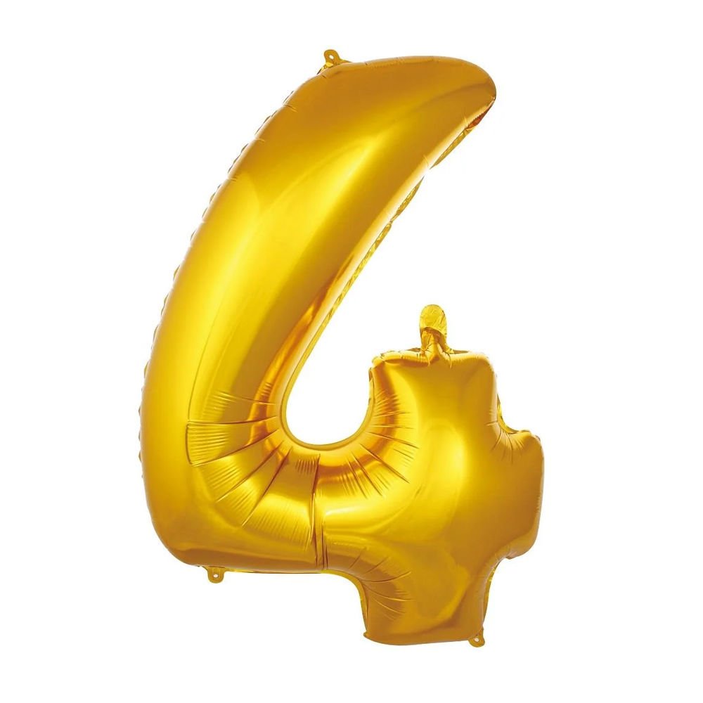 FOLYO RAKAM BALON 34 İNÇ GOLD 4