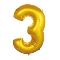 FOLYO RAKAM BALON 34 İNÇ GOLD 3