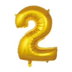 FOLYO RAKAM BALON 34 İNÇ GOLD 2