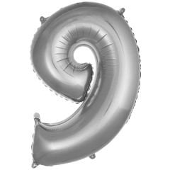 FOLYO RAKAM BALON 40 İNÇ GÜMÜŞ 9
