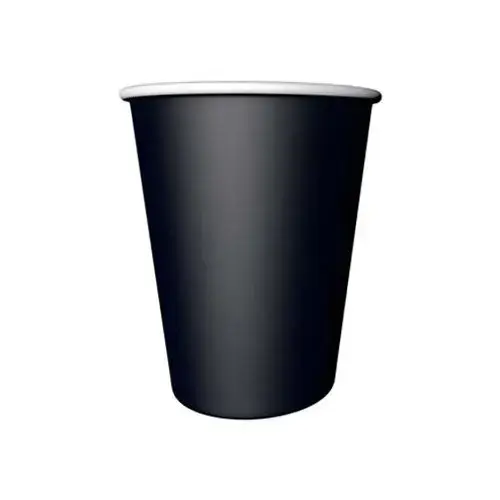 SİYAH KARTON BARDAK 8'Lİ