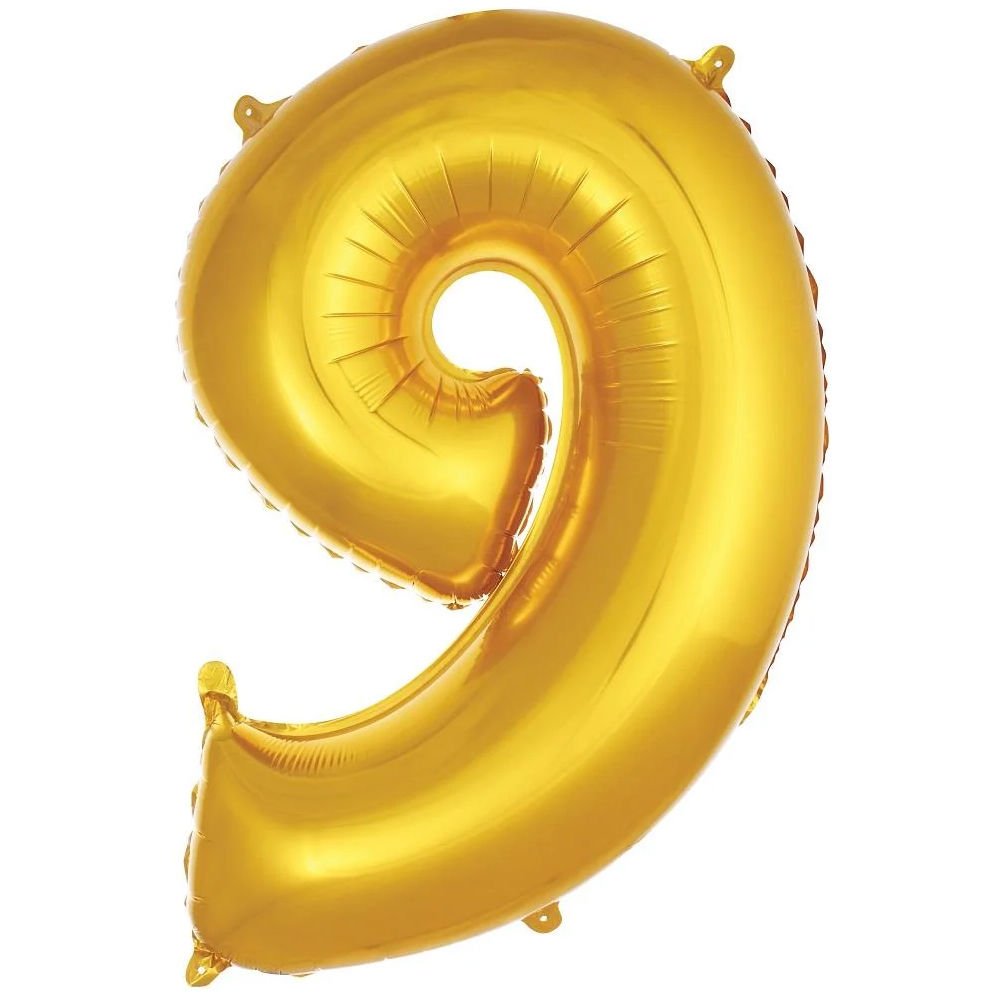 FOLYO RAKAM BALON 40 İNÇ GOLD 9