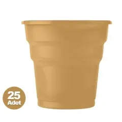 GOLD PLASTİK BARDAK 25'Lİ