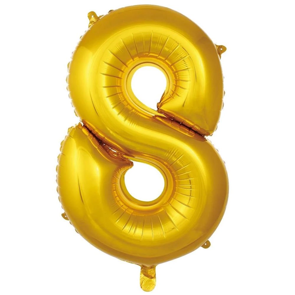 FOLYO RAKAM BALON 40 İNÇ GOLD 8