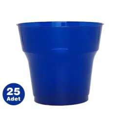 LACİVERT PLASTİK BARDAK 25'Lİ