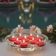 SUDA YÜZEN MUM 12'Lİ