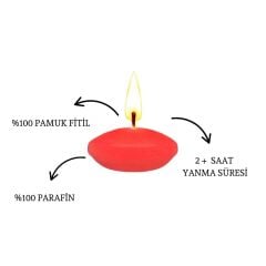 SUDA YÜZEN MUM 12'Lİ