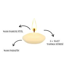 SUDA YÜZEN MUM 12'Lİ