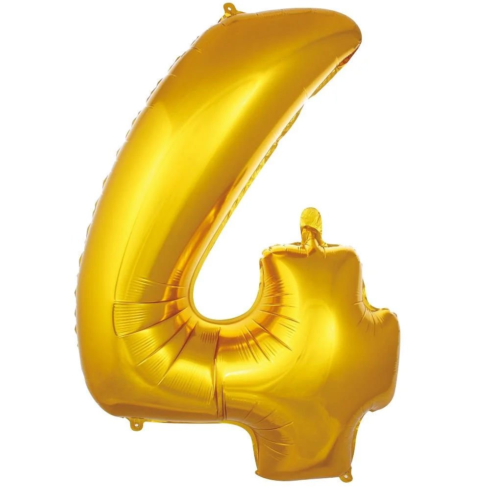 FOLYO RAKAM BALON 40 İNÇ GOLD 4