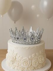 Pasta Üstü Tacı Mika Doğum Günü Taç