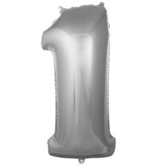 FOLYO RAKAM BALON 40 İNÇ GÜMÜŞ 1