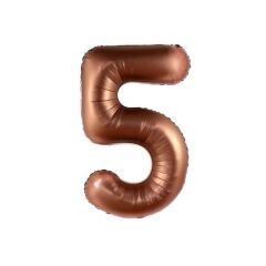 FOLYO RAKAM BALON 34 İNÇ ÇİKOLATA KAHVE 5