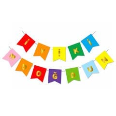 UZAR YAZI İYİ Kİ DOĞDUN RENKLİ GÜMÜŞ