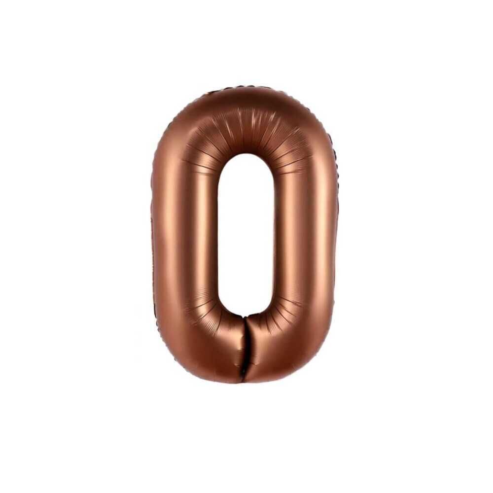 FOLYO RAKAM BALON 34 İNÇ ÇİKOLATA KAHVE 0