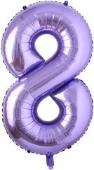 FOLYO RAKAM BALON 40 İNÇ MOR 8