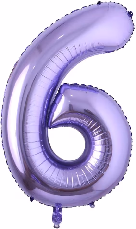 FOLYO RAKAM BALON 40 İNÇ MOR 6