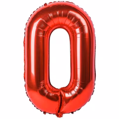 FOLYO RAKAM BALON 40 İNÇ KIRMIZI 0