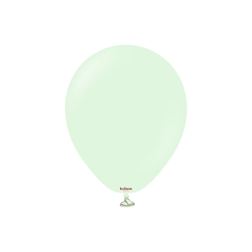 5'' Makaron Balon Pale Mint Yeşili 100’lü