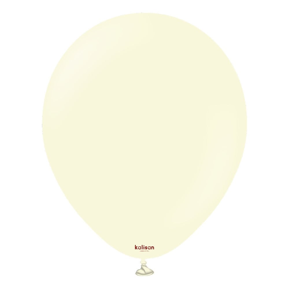 18'' Makaron Pale Sarı Balon 5'li