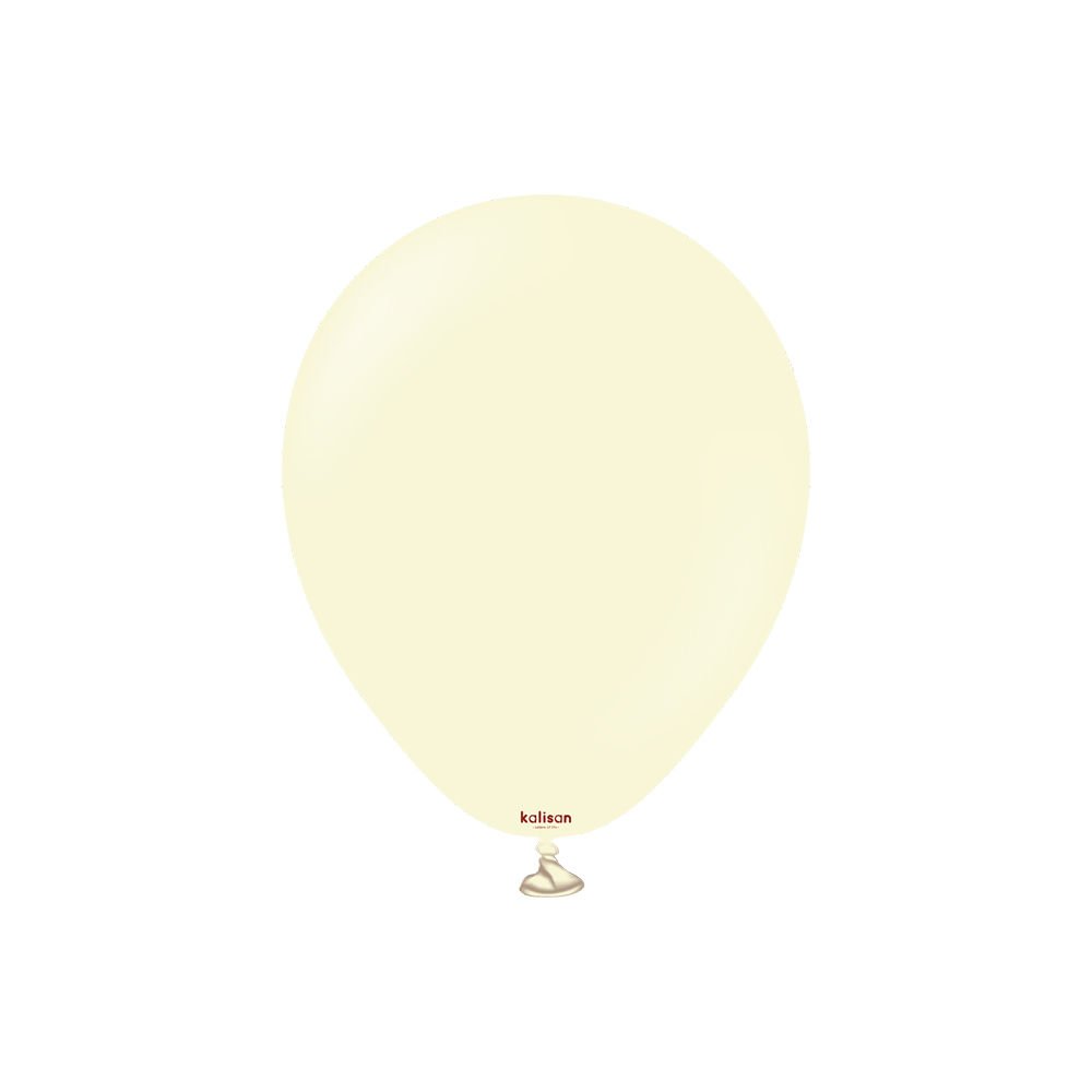 5'' Makaron Balon Pale Sarı 100’lü