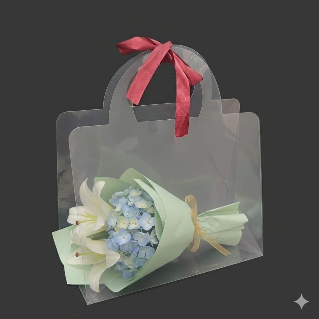 ÇANTA ŞEFFAF PVC 25*30*12CM 10 LU