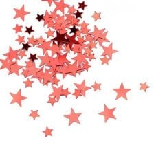 BALON İÇİ METALİZE YILDIZ PUL FUŞYA