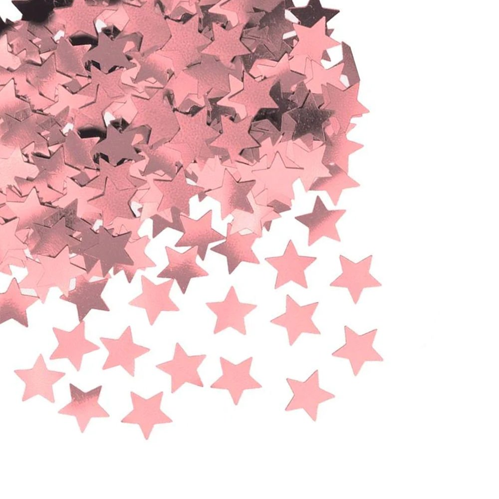BALON İÇİ METALİZE YILDIZ PUL ROSE GOLD