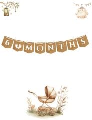 Kağıt Banner 6 Months Banner