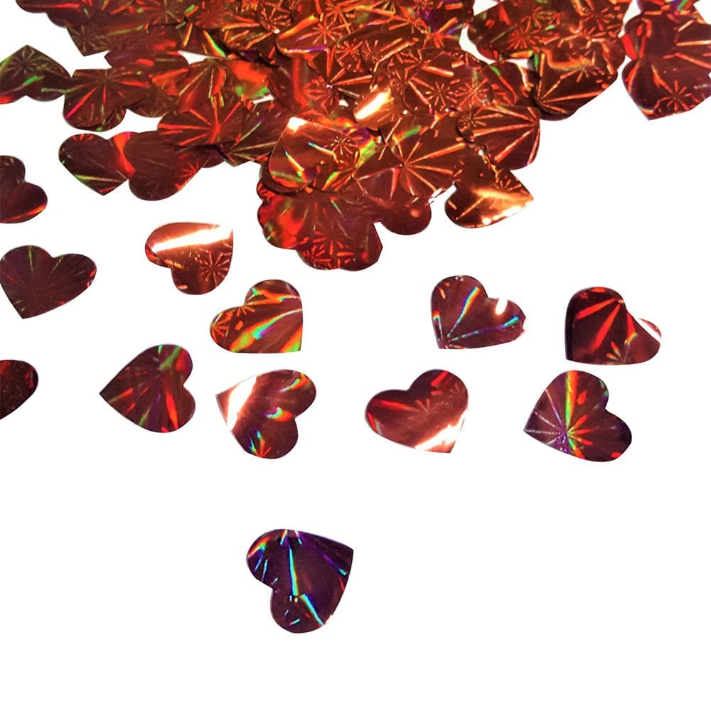 BALON İÇİ METALİZE KIRMIZI KALP PUL