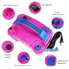 ELEKTRİKLİ BALON ŞİŞİRME MAKİNESİ 600W