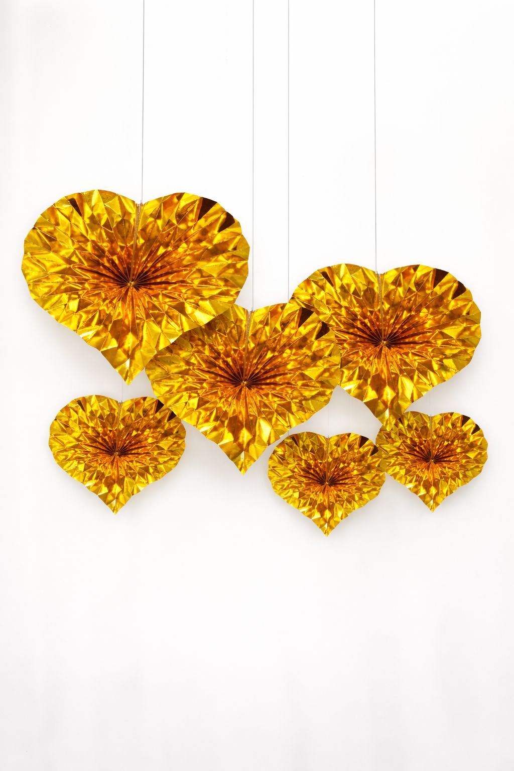 PETEK KALP SÜS METALİK GOLD 3 BOY SET 6 LI