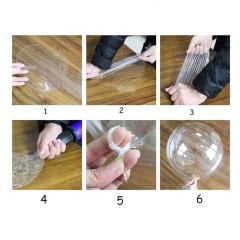 18 inç Şeffaf Küre Balon