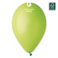 13''Pastel Açık Yeşil Balon 100 Lü