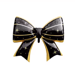SİYAH GOLD FİYONK FOLYO BALON