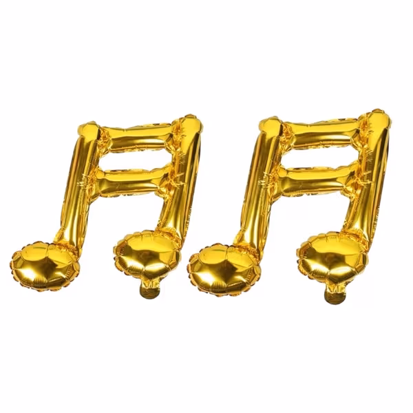 GOLD NOTA İKİLİ FOLYO BALON 0876