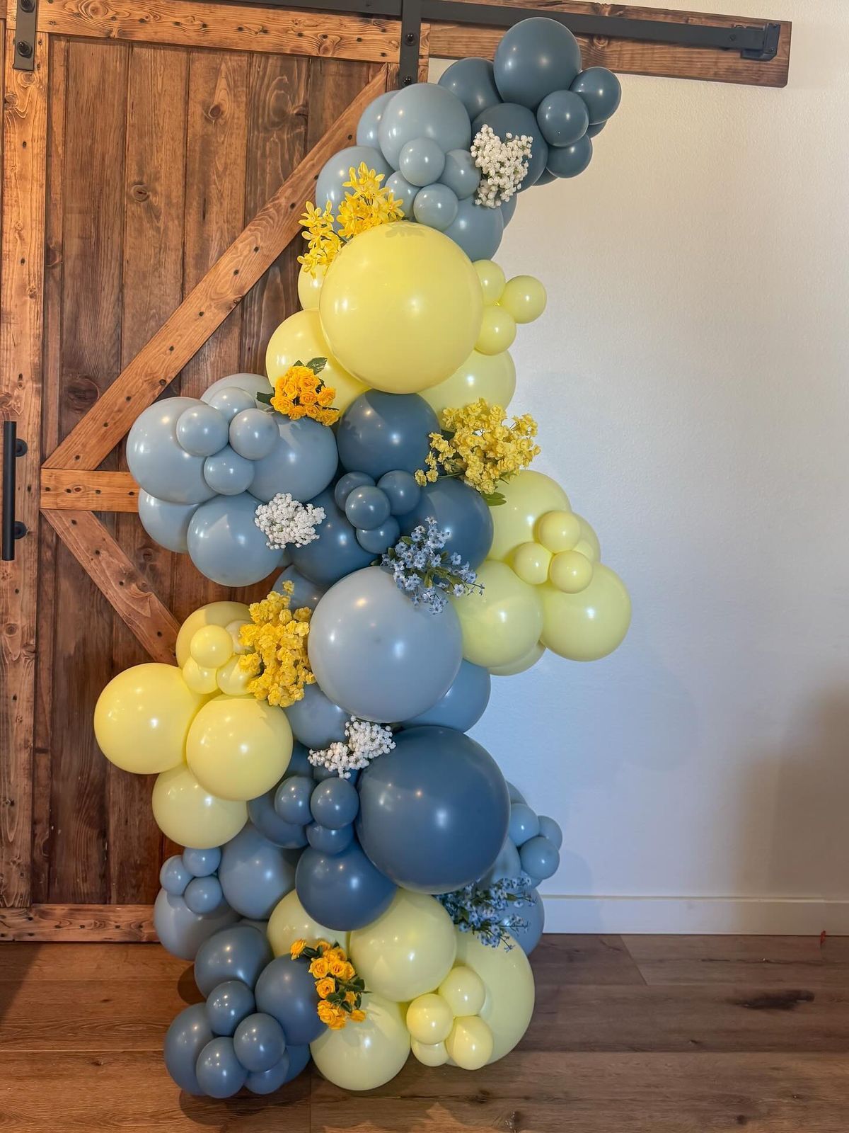 MAKARON SARI-RETRO DENİM BALON SETİ