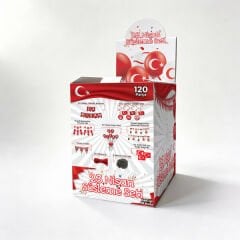 120 PARÇA 23 NİSAN KUTULU SET
