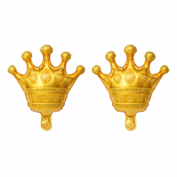 MİNİ GOLD TAÇ FOLYO BALON 2 Lİ