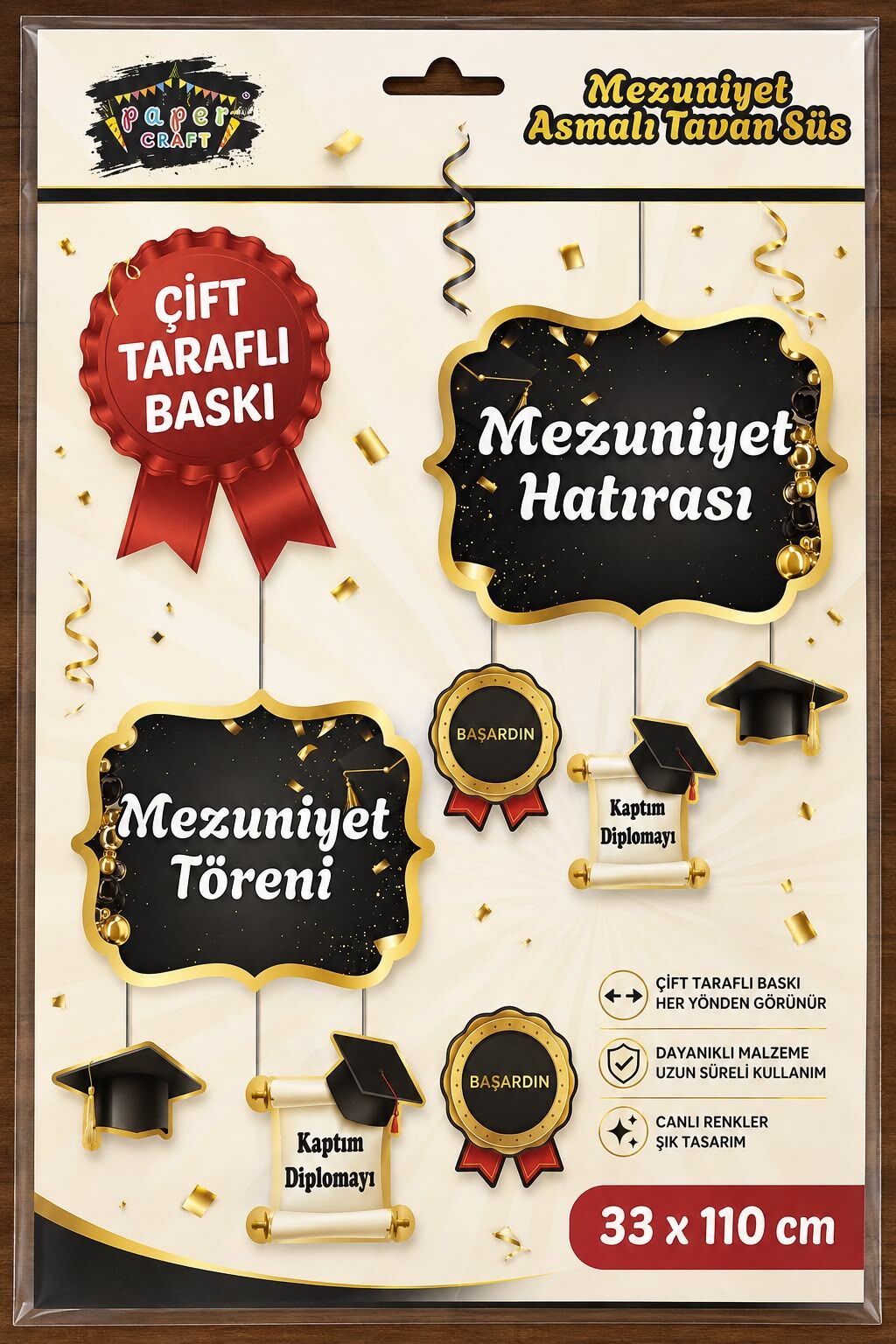 MEZUNİYET ASMALI TAVAN SÜS