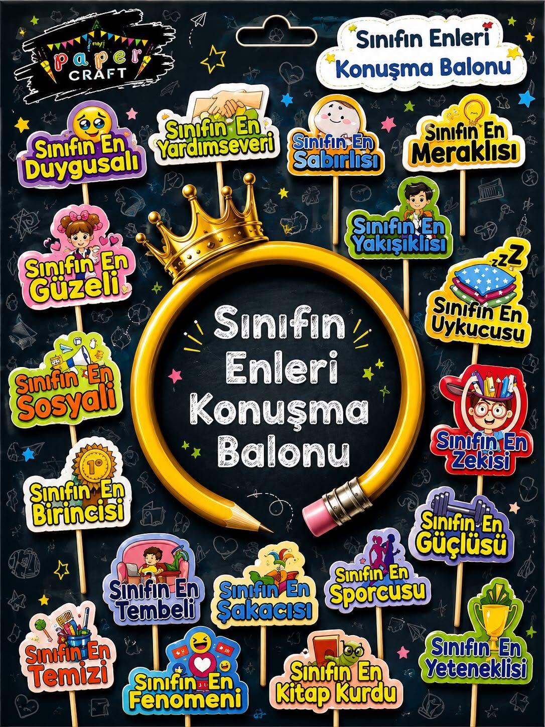 SINIFIN ENLERİ KONUŞMA BALONU