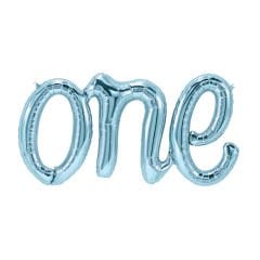 ONE YAZI FOLYO BALON MAVİ