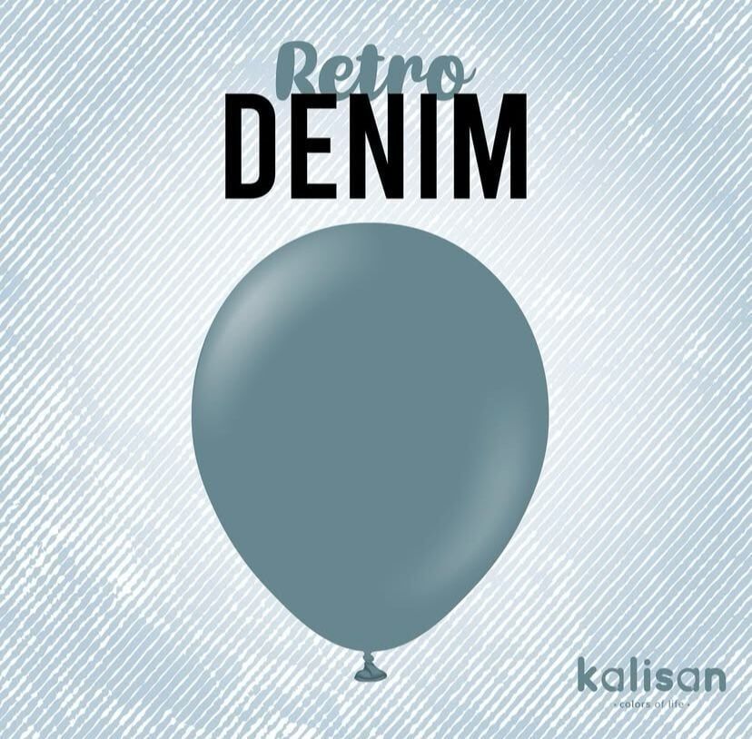 18'' Retro Balon Denim 5 Li