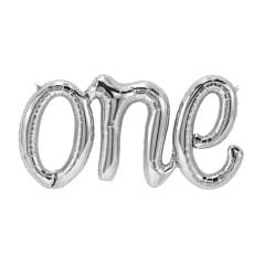 ONE YAZI FOLYO BALON GÜMÜŞ