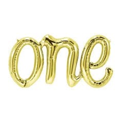 ONE YAZI FOLYO BALON GOLD