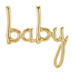 BABY YAZI FOLYO BALON GOLD