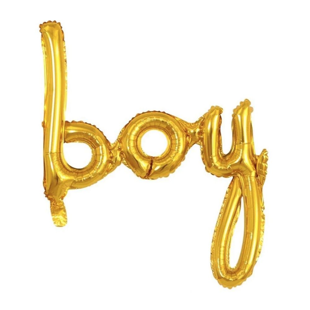 BOY YAZI FOLYO BALON GOLD