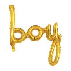 BOY YAZI FOLYO BALON GOLD